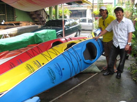 Buzzy from Habagat and Dr Dumaluan, Bugsai Kayaks